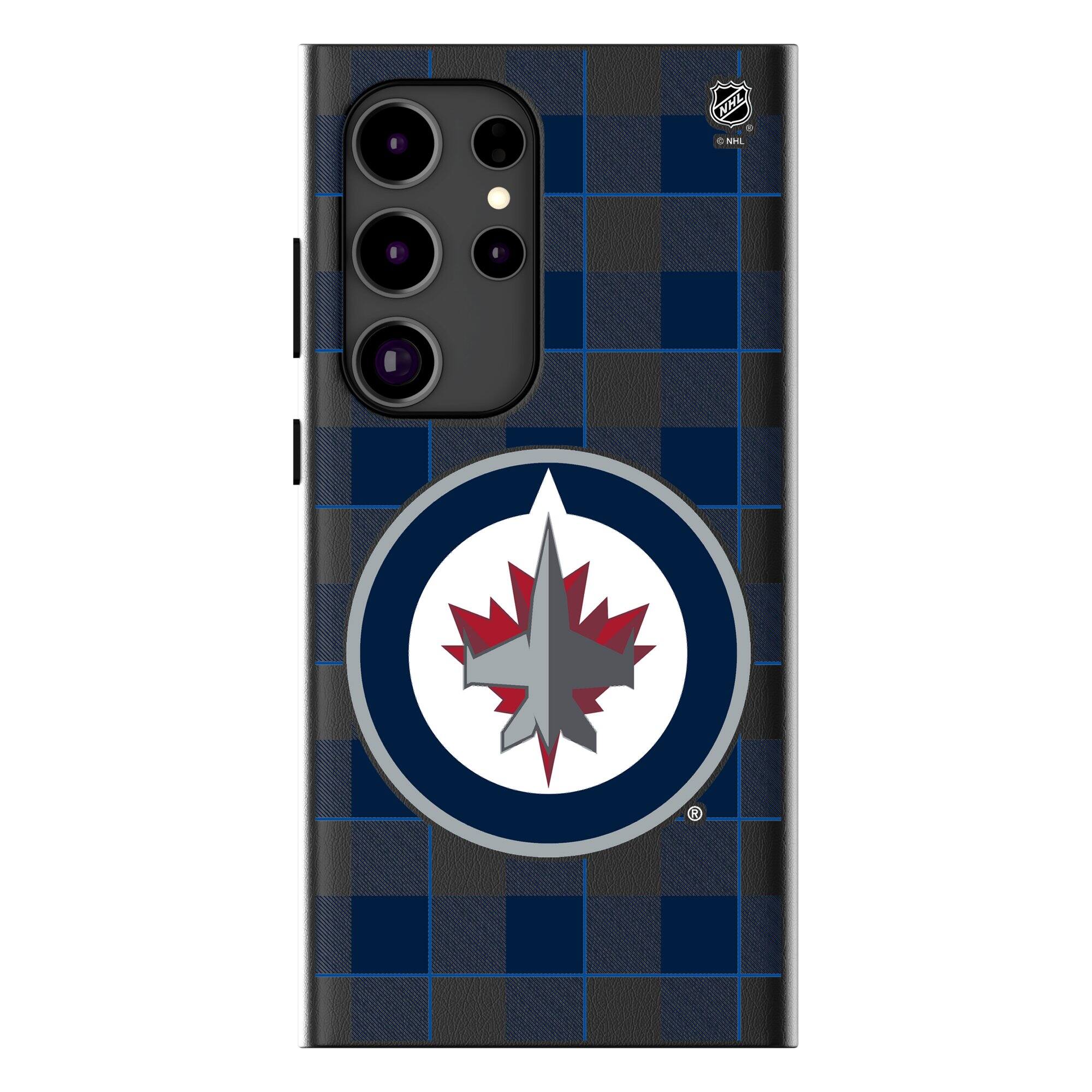 Keyscaper - NHL - Winnipeg Jets Plaid Galaxy Magnetic Bump Case - S24 Ultra - Black price history on PriceWatchPro
