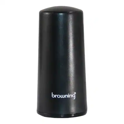 Front. Browning - Browning BR-2427 Wide-Band 4G/3G LTE Wi-Fi High-Gain Low-Profile Cellular Antenna with NMO Mounting, 3-1/4-Inch Tall - Black.