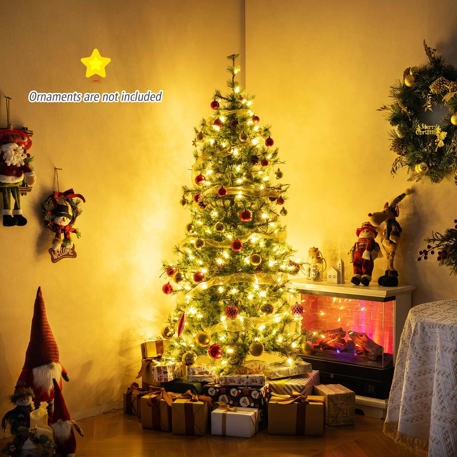 Ornaments are not included

NO Merry scristi P WELLOME