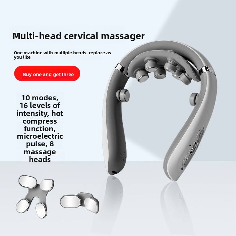Multi-head cervical massager

One machine with multiple heads, replace as you like

Buy one and get three

10 modes, 16 levels of intensity, hot compress function, microelectric pulse, 8 massage heads