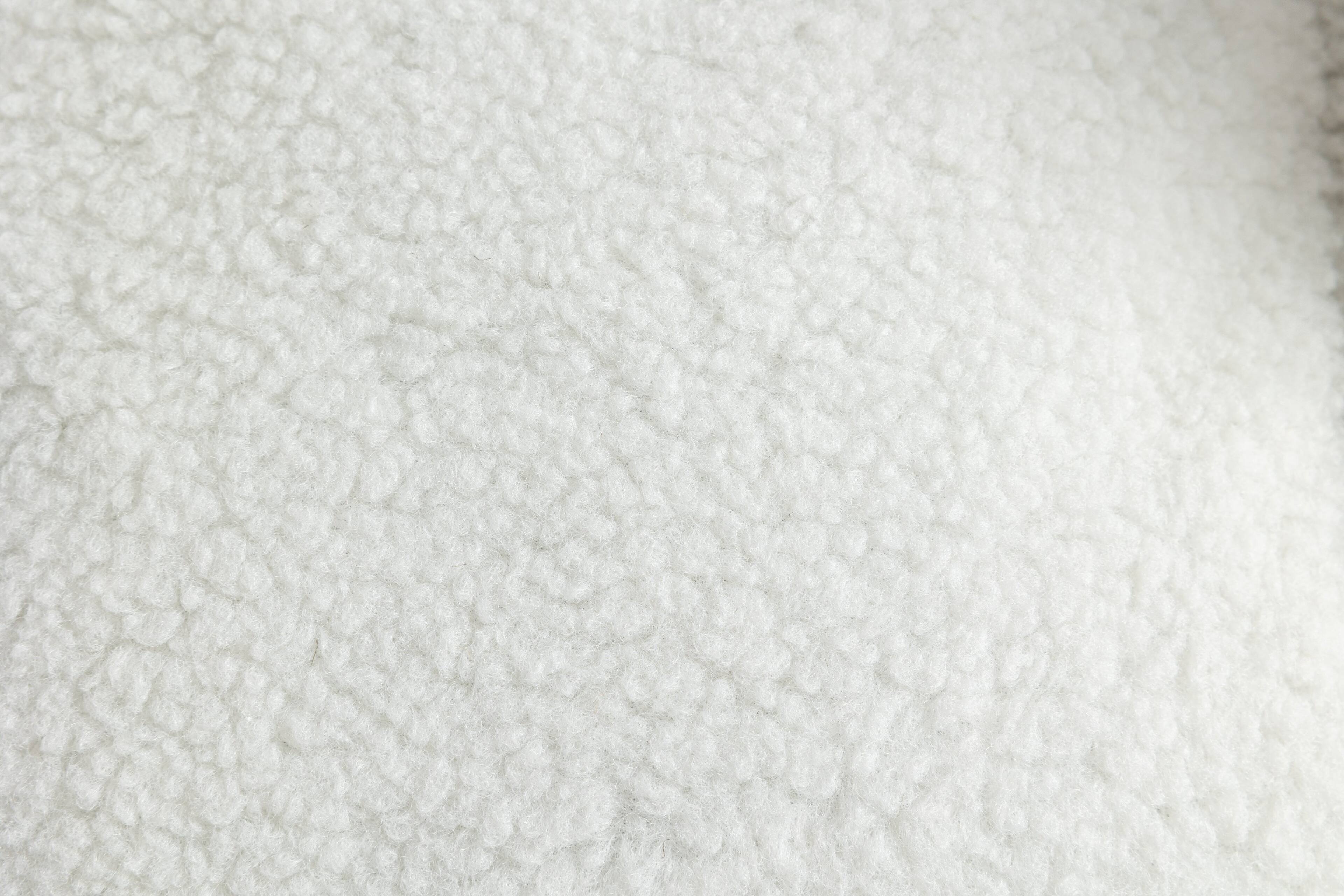 Alt View 7. GOODSILO - Rocking Chair with Adjustable Footrest & Side Pocket - Comfortable Teddy Fabric Accent Chair for Nursery, Living Room - Ivory.