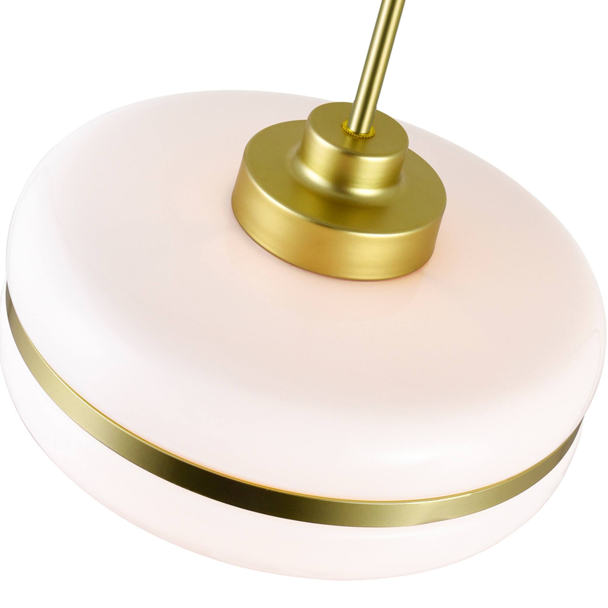 Alt View 1. CWI Lighting - Elementary 1 Light Down Pendant With Pearl Gold Finish - Pearl Gold.