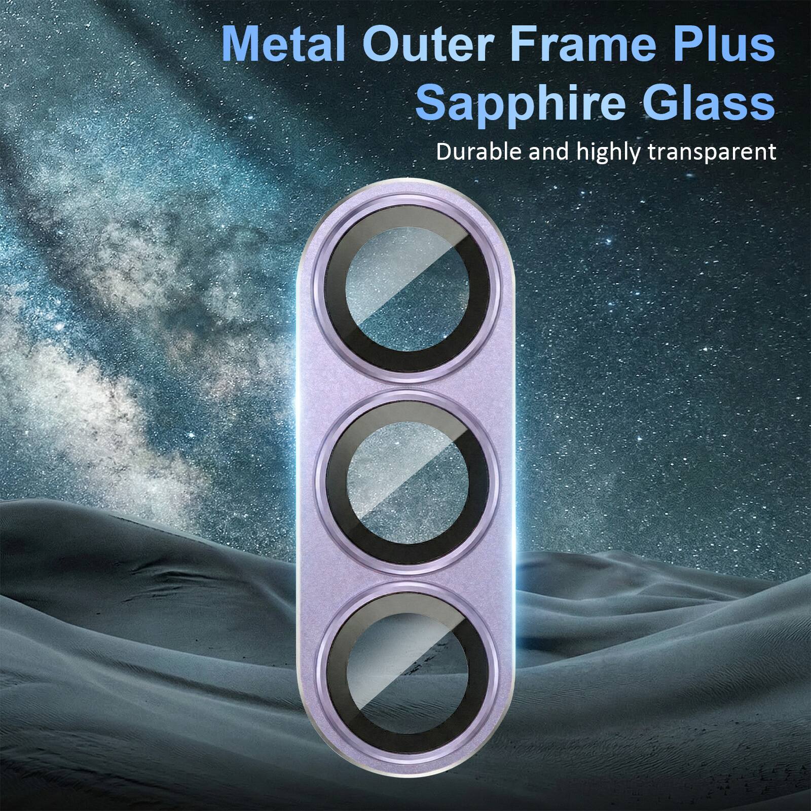 Metal Outer Frame Plus Sapphire Glass  
Durable and highly transparent