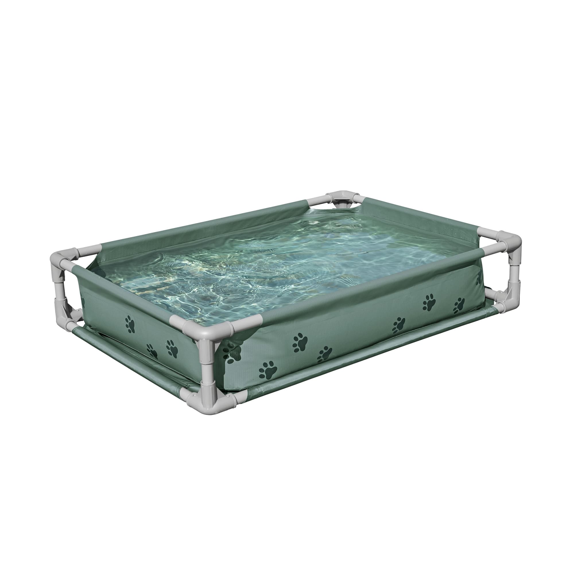 Bestway - H2OGO! Pet Play Pool & Elevated Bed, Fetchin' Fun Splash Pool & Bed for Dogs - Green price history on PriceWatchPro
