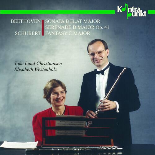BEETHOVEN  
SONATA B FLAT MAJOR  
SERENADE D MAJOR Op. 41  

SCHUBERT  
FANTASY C MAJOR  

Toke Lund Christiansen  
Elisabeth Westenholz  

Knutpunkt