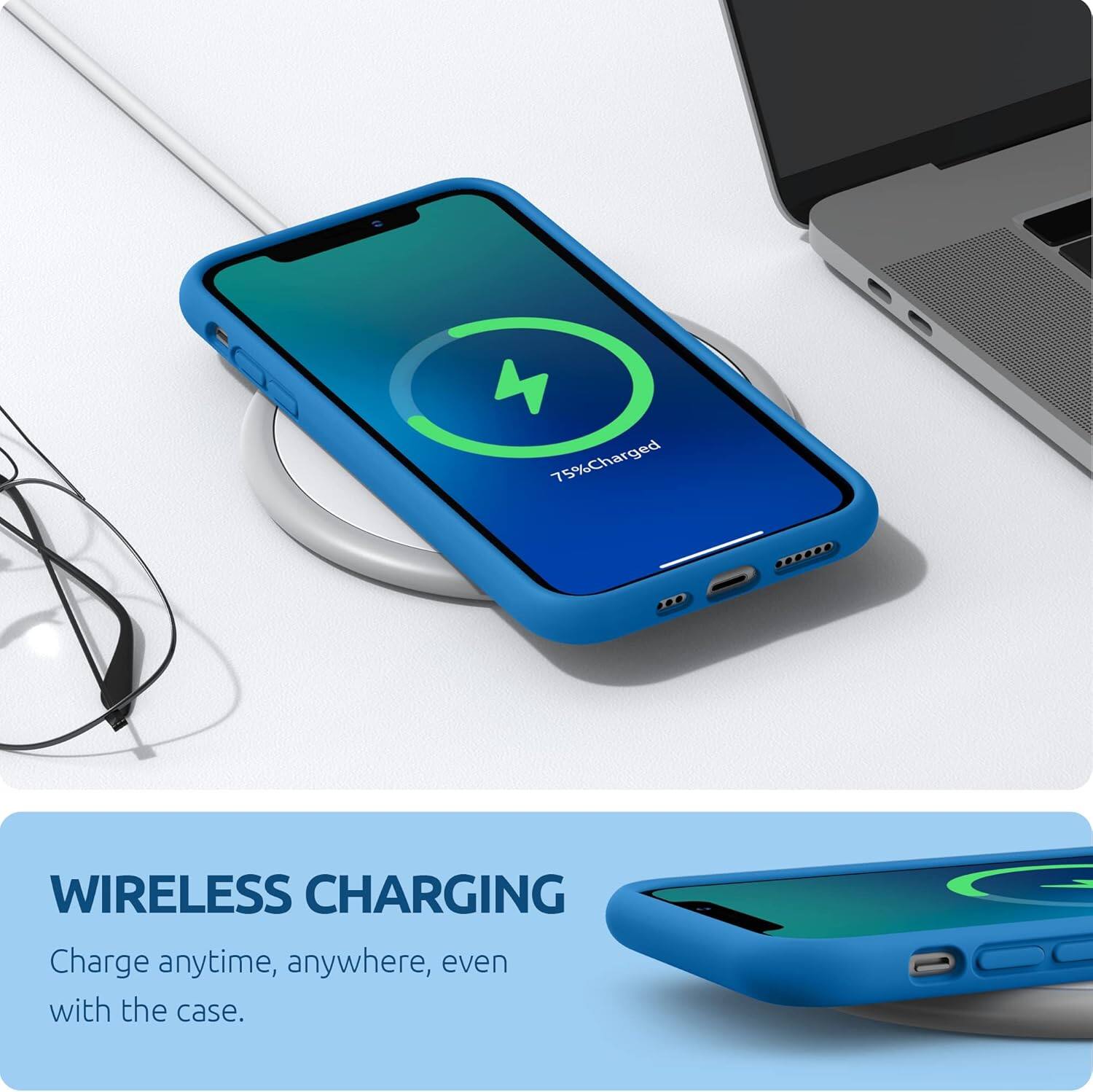 WIRELESS CHARGING
Charge anytime, anywhere, even with the case.
75% Charged