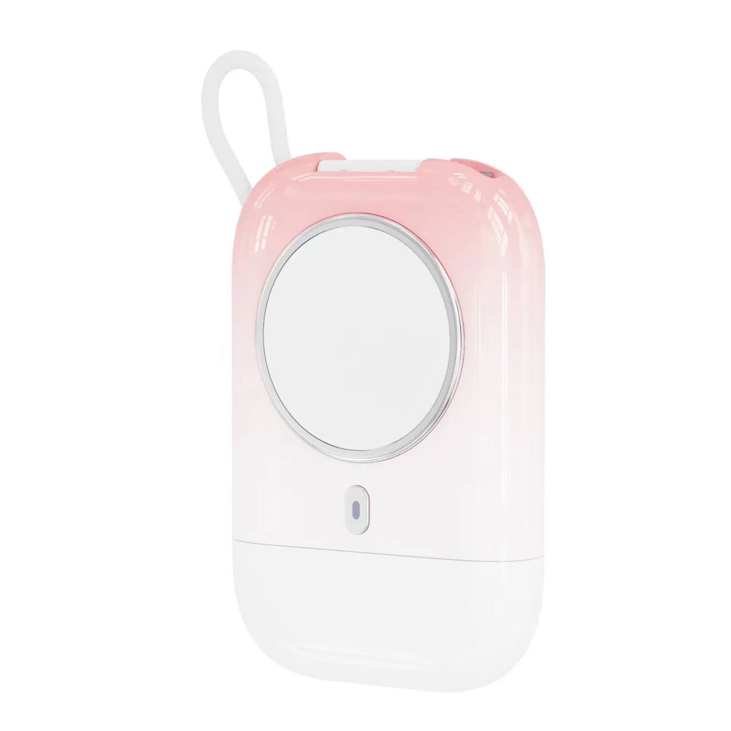 Front. Stock Preferred - 3-in-1 Portable Wireless Power Bank for Apple Watch, iPhone 15 & Android - Pink.
