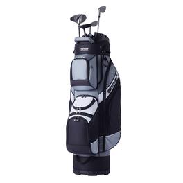 VEVOR - Golf Cart Bag with 14 Way Organizer Divider Top, 41” 13 Pockets Premium Nylon Cart Bag, Durable Golf Bags with Handles - Black + white + grey