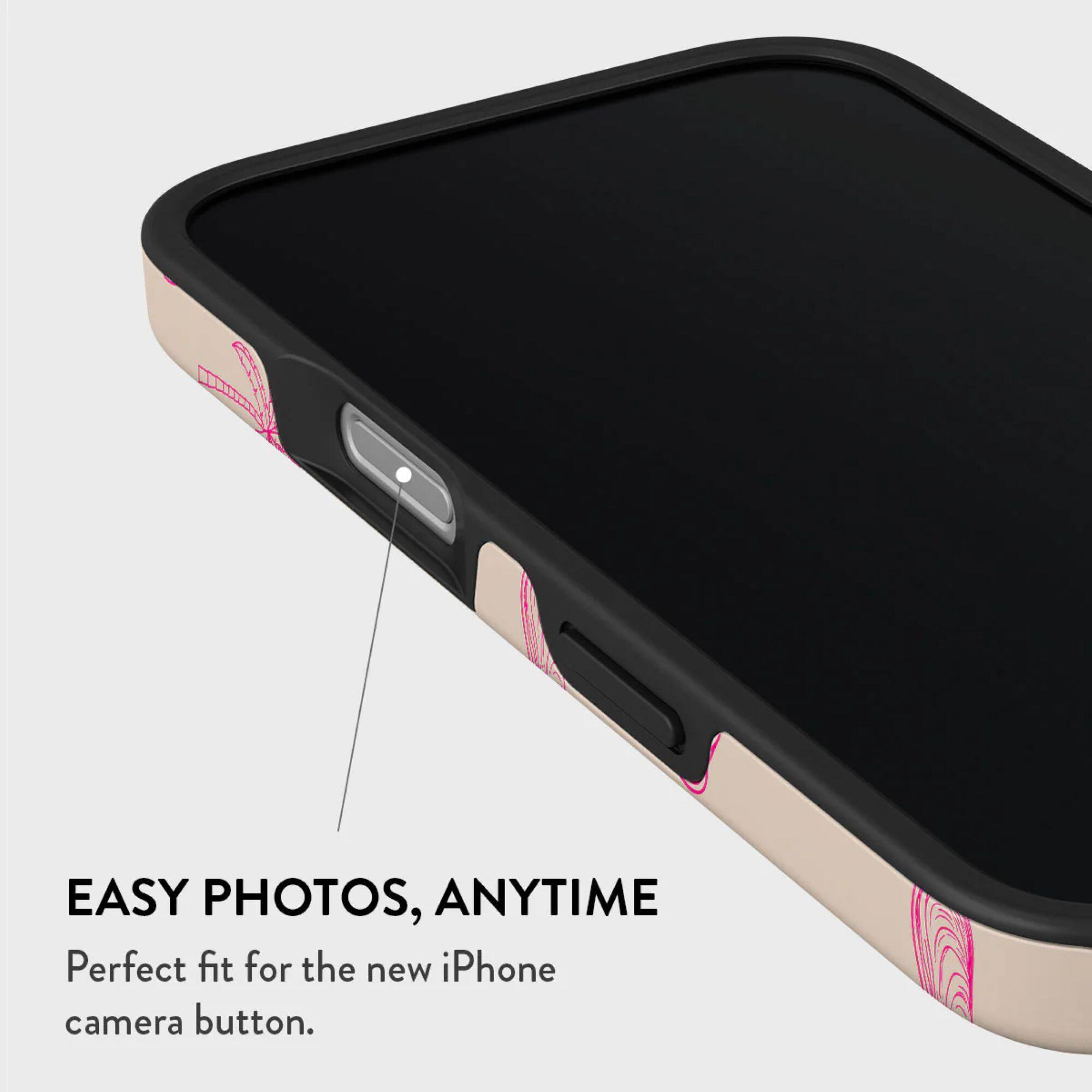 EASY PHOTOS, ANYTIME  
Perfect fit for the new iPhone camera button.
