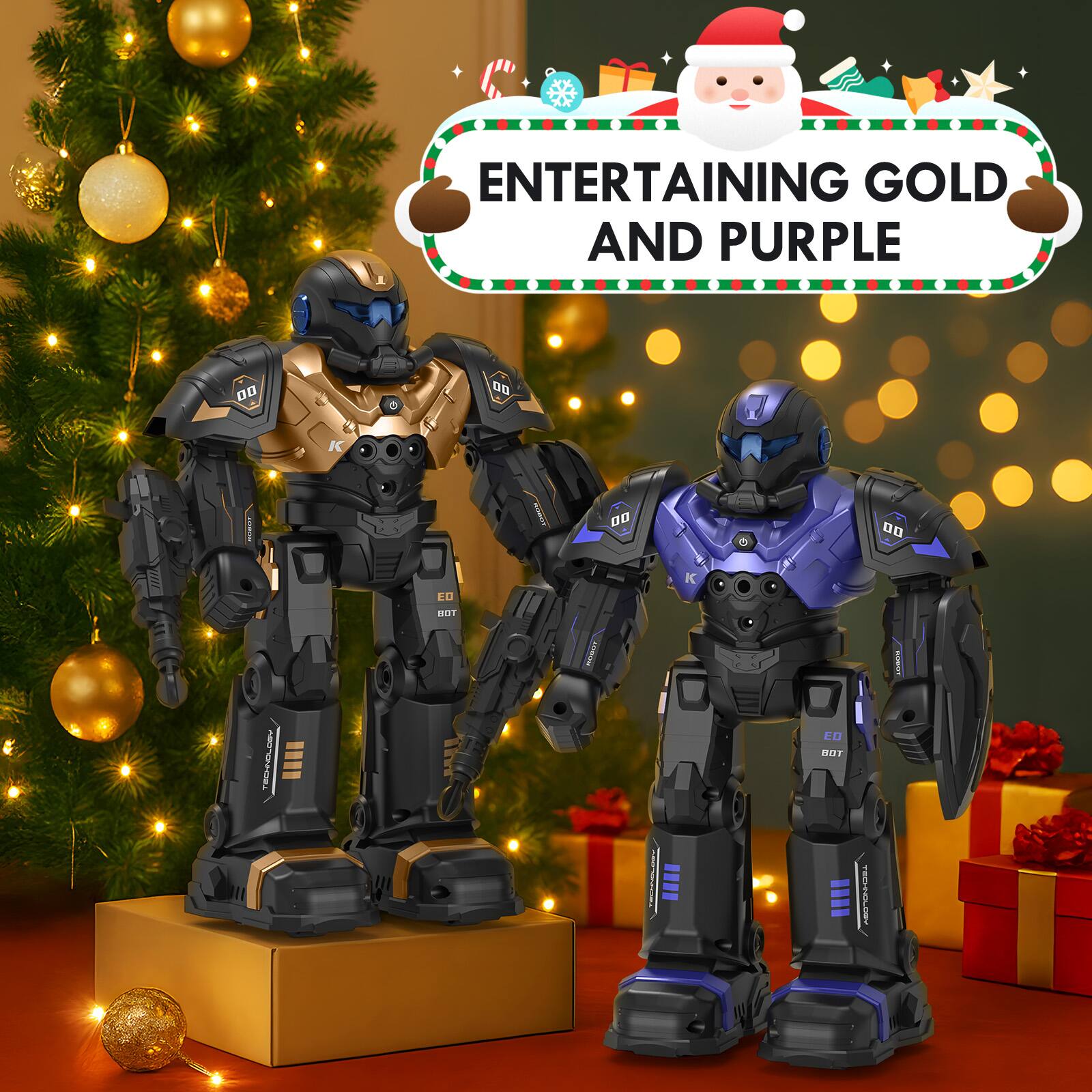 ENTERTAINING GOLD AND PURPLE