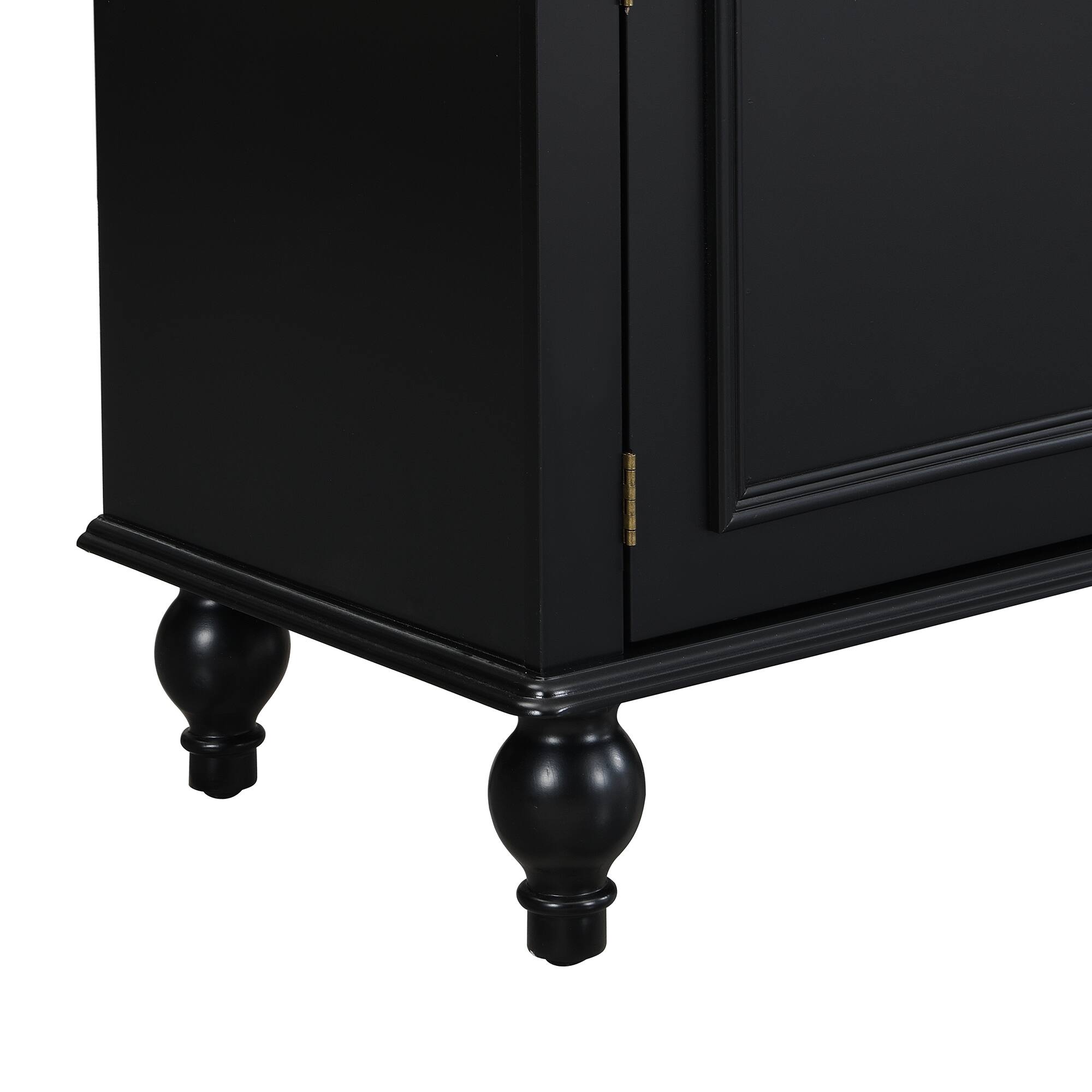 Alt View 5. Bestier - 70.9'' Modern TV Stand for TVs up to 80 Inches, Entertainment Center with 2 Drawers and 2 Cabinets for Living room - Black.