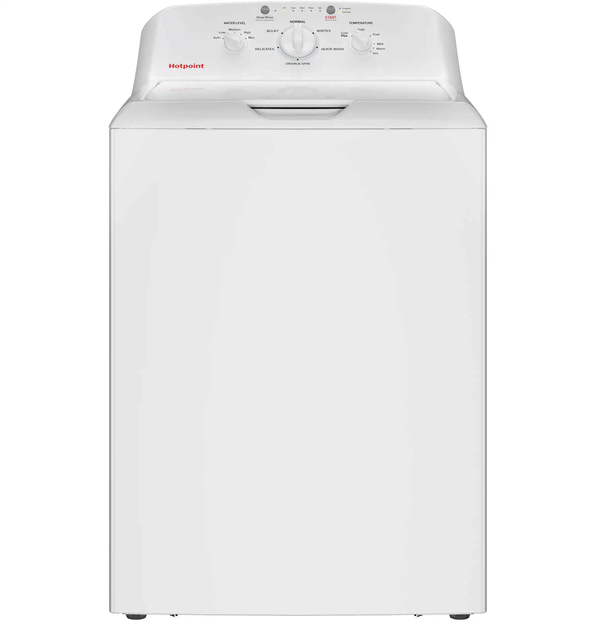 Hotpoint - 4.0 Cu. Ft. High-Efficiency Top Load Washer with Cold Plus - White