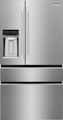 Frigidaire - Professional 36 in. Wide 21 Cu. Ft. Counter-Depth 4-Door French Door Refrigerator with Custom-Flex Temp Drawer - Stainless Steel