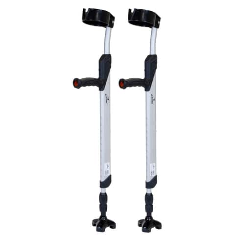 iLIVING - Adjustable Forearm Crutches for Adults, 1 Pair - Silver price history on PriceWatchPro
