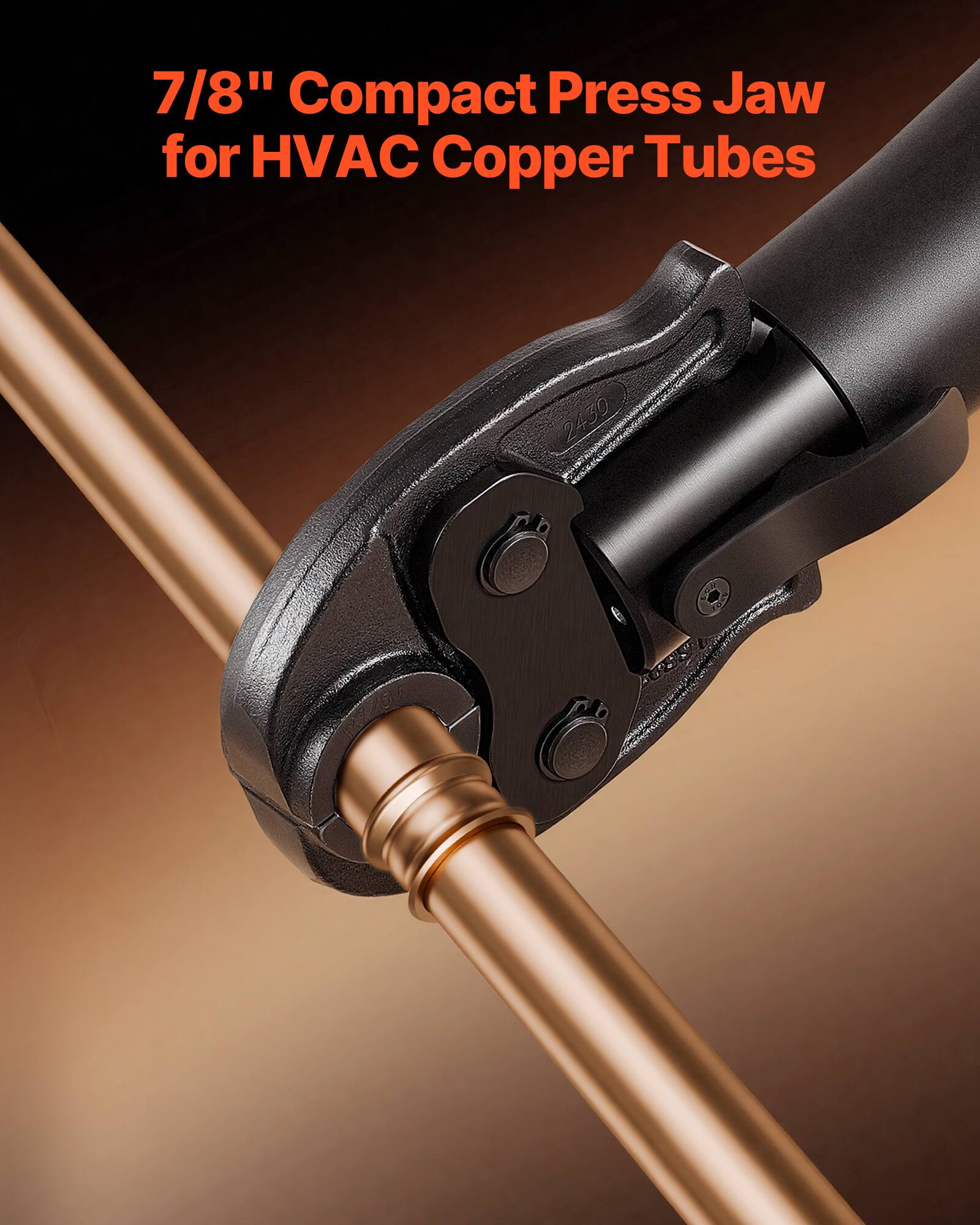7/8" Compact Press Jaw for HVAC Copper Tubes