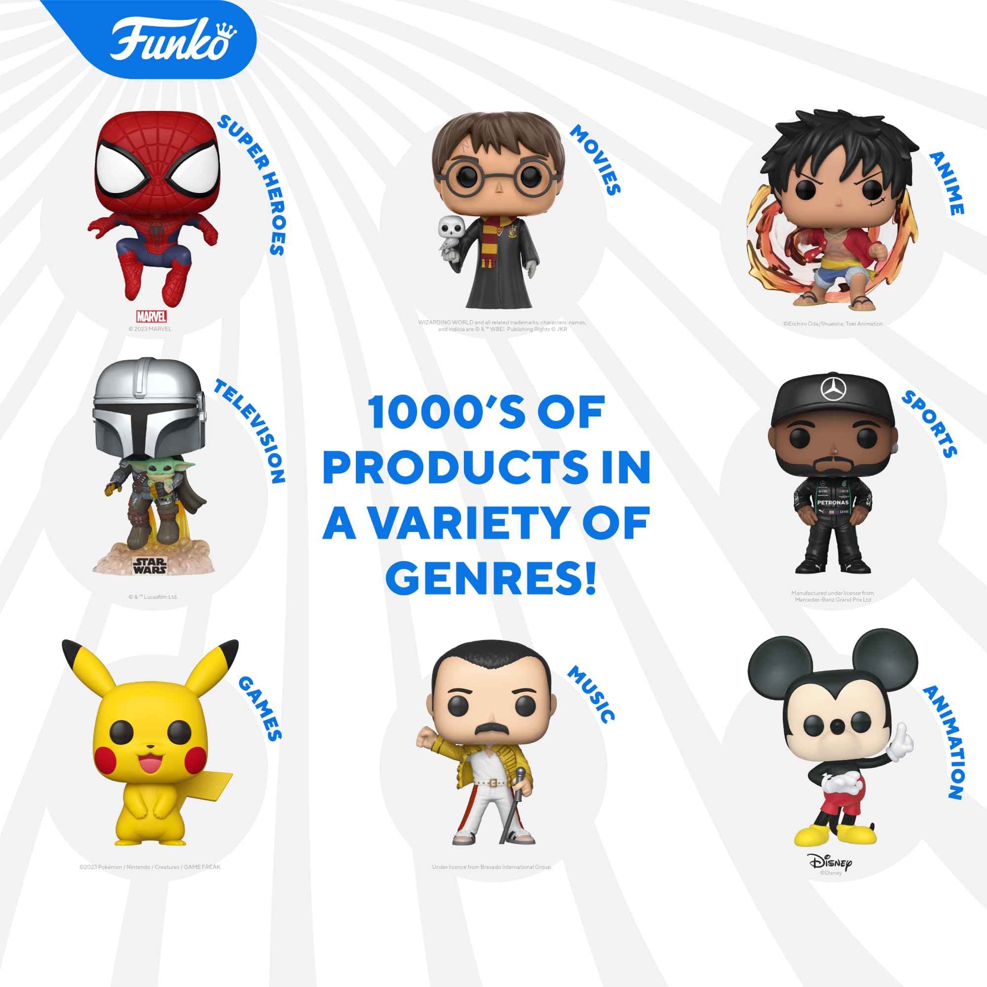 Funko

SUPER HEROES MOVIES ANIME MARVEL AND TV - d - a - - - | + - - - : + : - Pueshna - d - TELEVISION 1000'S OF PRODUCTS IN A VARIETY OF STAR WARS GENRES! GAMES MUSIC -ou P - -a - PALM - - - Anuanta - - SPORTS PETRUMAL Masuetas - - I - - -c ANIMATION Disney -
