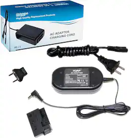 HQRP - AC Adapter for Canon ACK-E8 EOS Rebel T2i T3i T4i T5i, EOS 550D, EOS 700D 600D 650D, EOS Kiss X4 Digital SLR Camera