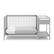 Alt View 16. Graco - Fable 4-in-1 Convertible Crib and Changer - Pebble Gray.