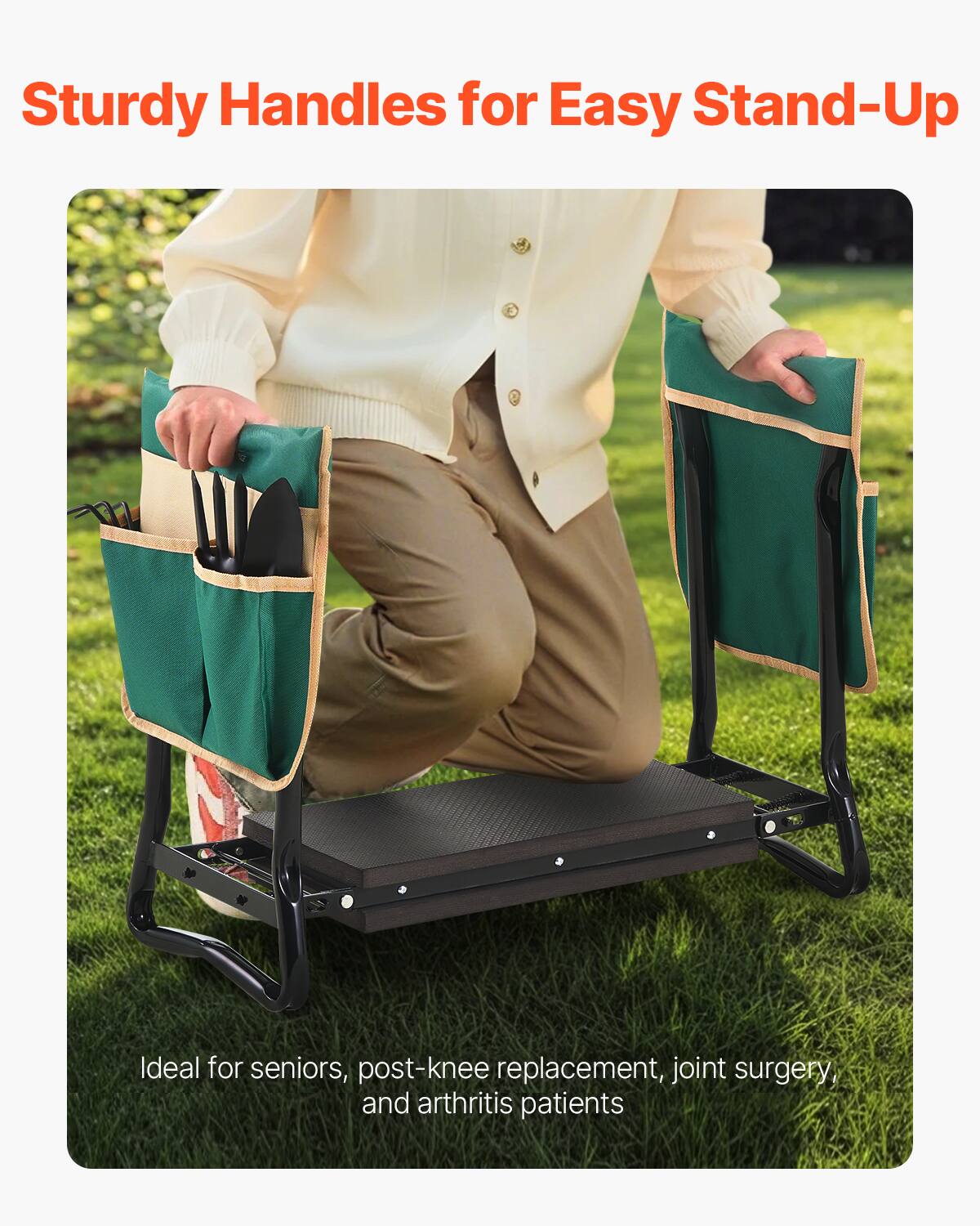 Sturdy Handles for Easy Stand-Up

Ideal for seniors, post-knee replacement, joint surgery, and arthritis patients