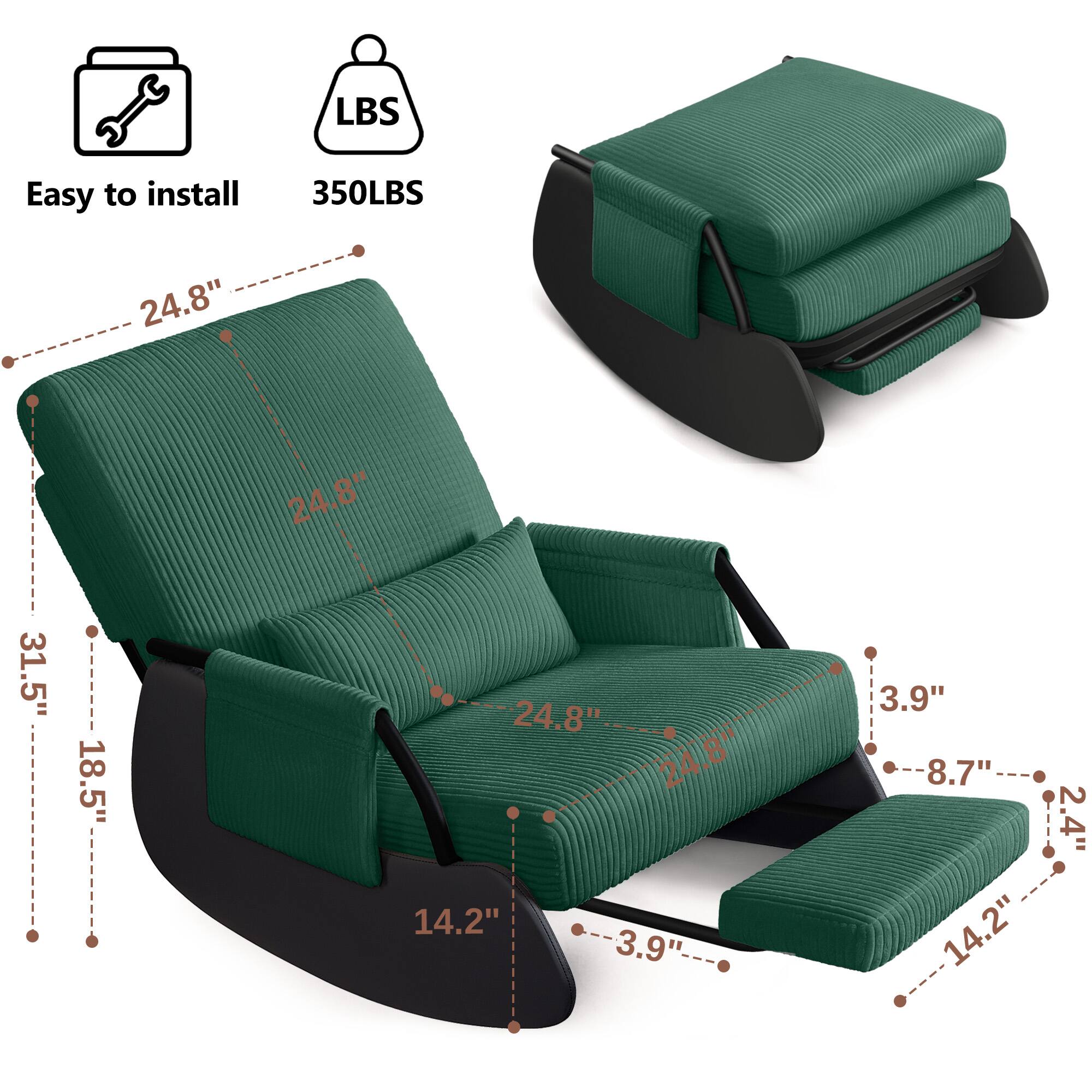 Easy to install  
350LBS  
24.8"  
24.8"  
31.5"  
18.5"  
24.8"  
24.8"  
14.2"  
3.9"  
3.9"  
8.7"  
14.2"  
2.4"
