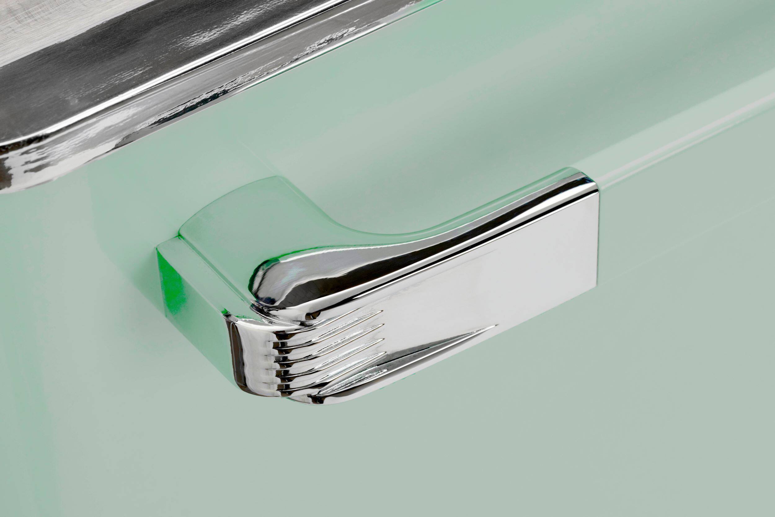 Alt View 26. Unique Appliances - Classic Retro Top Control Built-In Stainless Steel Tub Dishwasher with 3rd Rack and 45 dBA - Summer Mint Green.