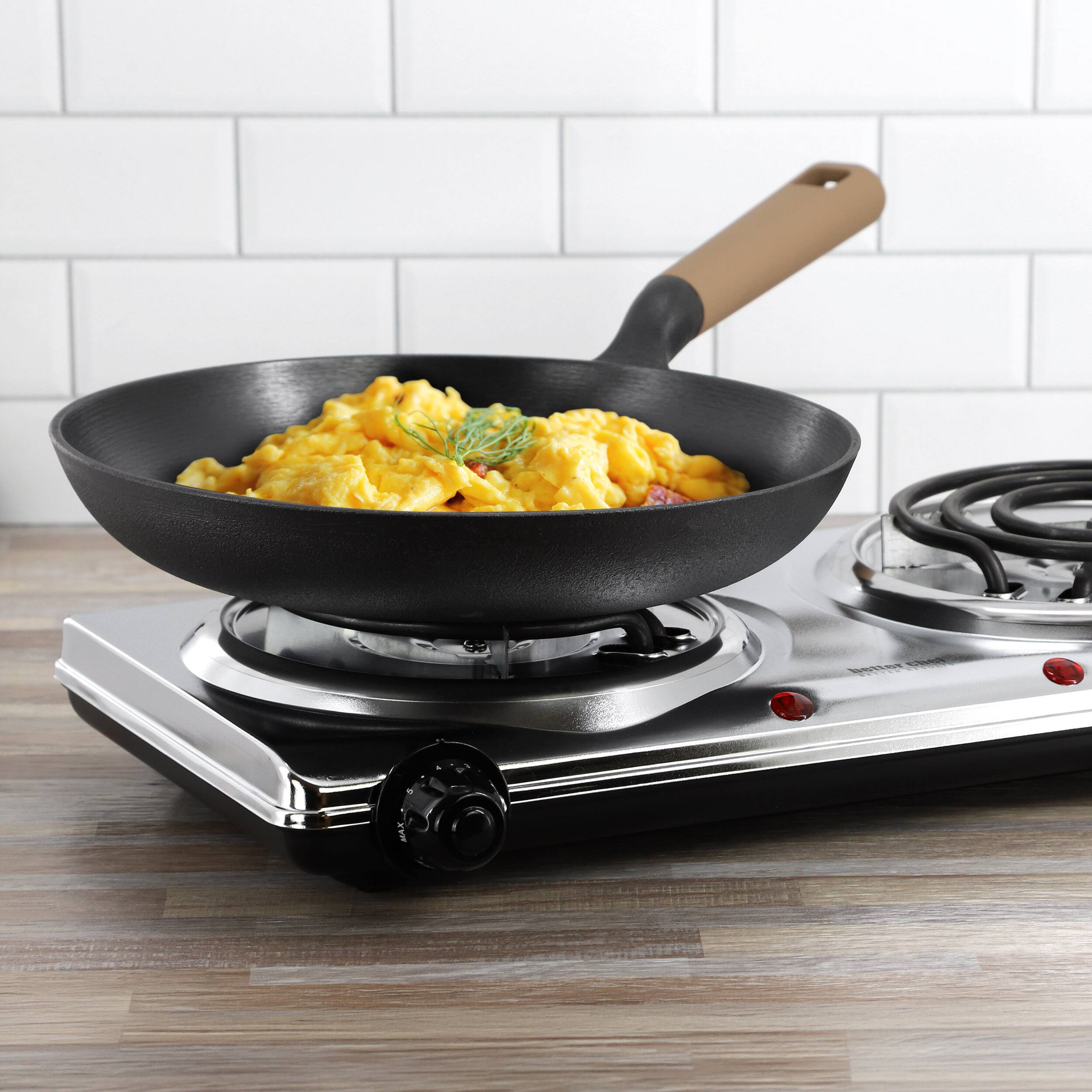 Alt View 5. Better Chef - Better Chef 1500 Watt Dual Element Electric Countertop Range in Silver - Silver.