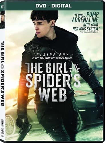 Front. The Girl in the Spider's Web: A New Dragon Tattoo Story   - DVD.