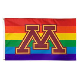 WinCraft - Minnesota Golden Gophers 3' x 5' Single-Sided Deluxe Team Pride Flag - Multicolor