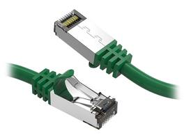 Nippon Labs - Cat8 RJ45 2ft Ethernet Cable, Shielded 40Gbps 2000MHz, In/Outdoor, Weatherproof S/FTP (Green)