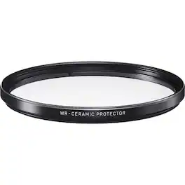 Sigma - 72mm WR Ceramic Protector Ultra Thin Clear Glass Lens Filter