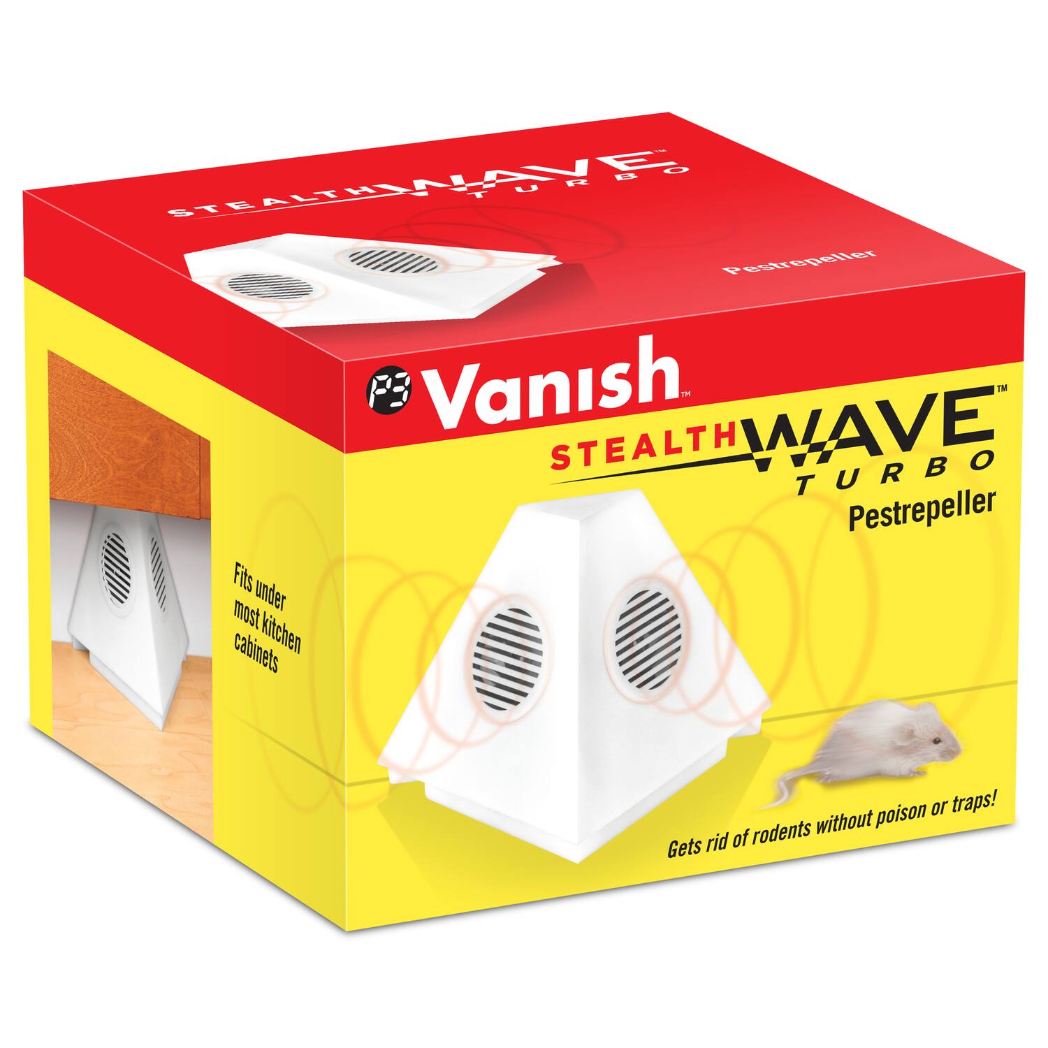 Vanish Stealth Wave Turbo Plug In Electronic Pest Repeller For Rodents ...