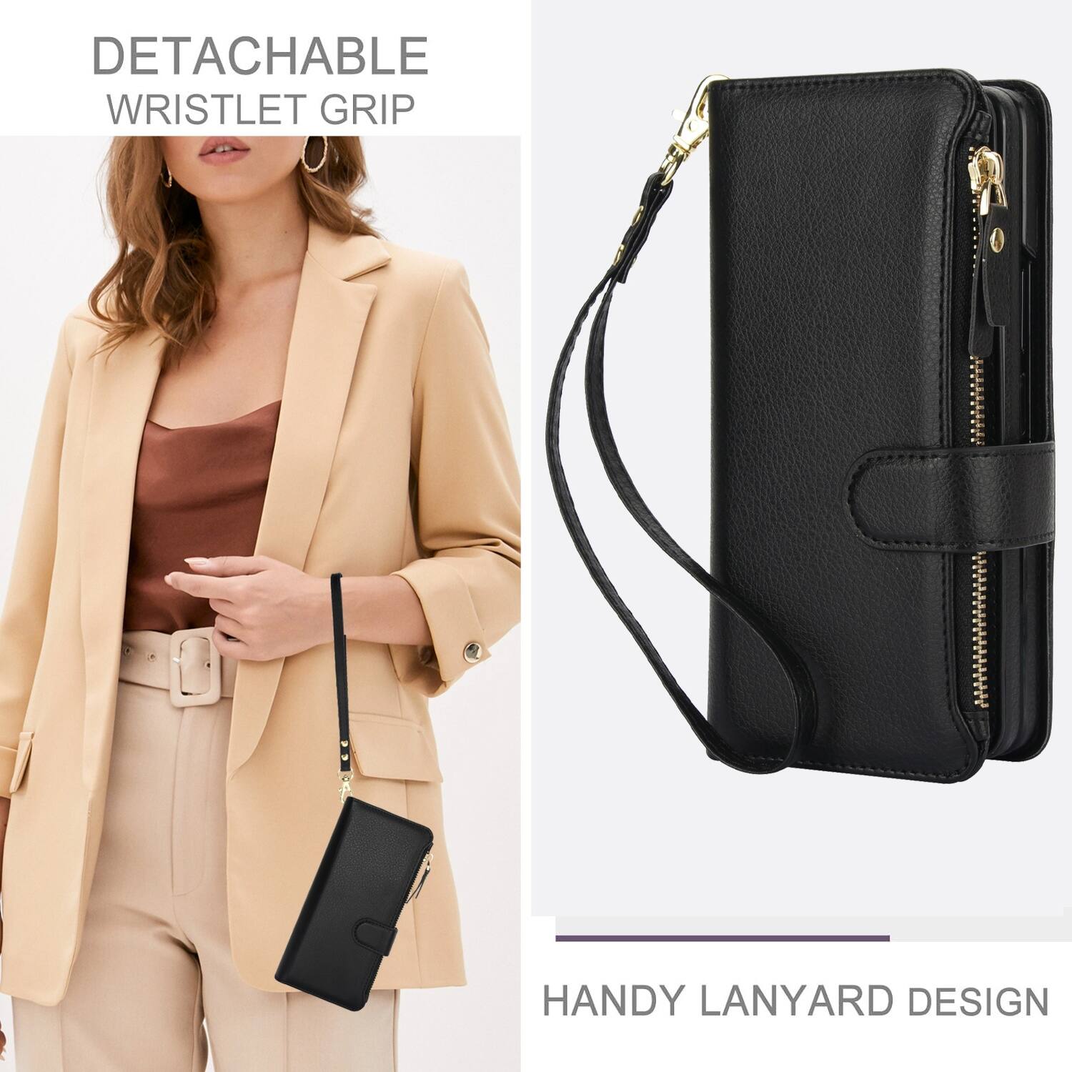 DETACHABLE WRISTLET GRIP  
HANDY LANYARD DESIGN