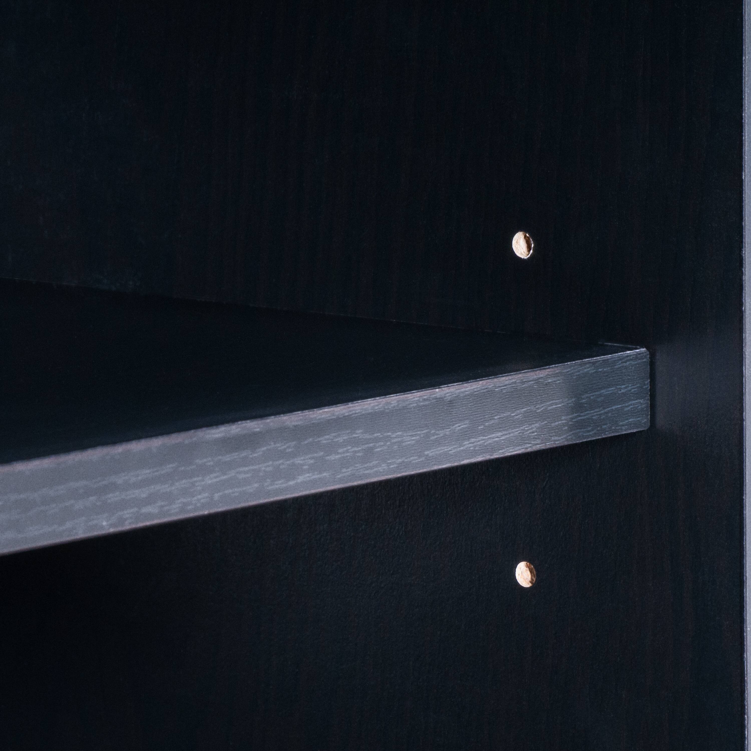 Alt View 5. CorLiving - Media Console for Most TVs up to 75" - Black Ravenwood.