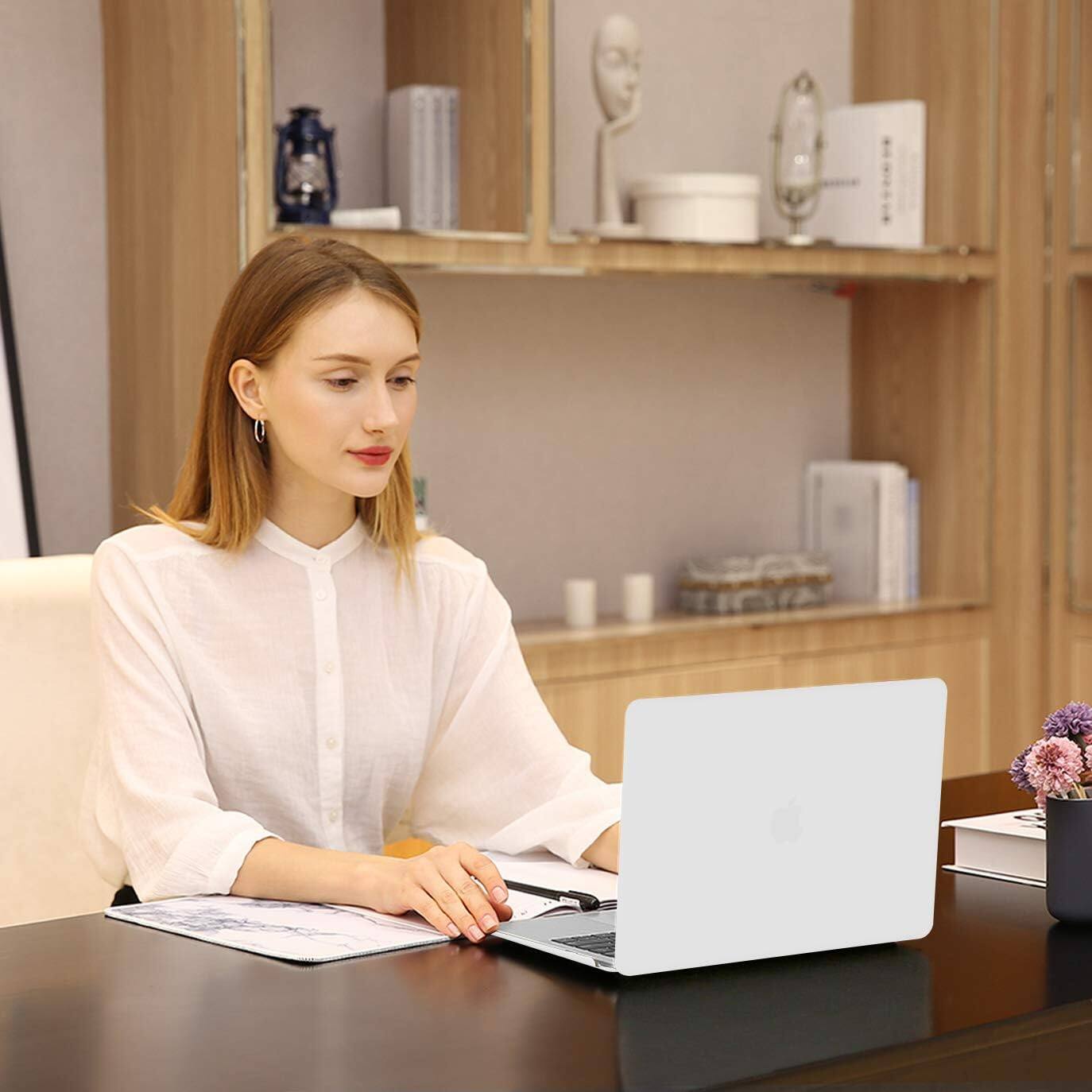 Alt View 2. mosiso - Hard Shell Case for 13-inch MacBook Pro 2016-2026 A2338 A2289 A2251 A2159 A1989 A1706 A1708 - White.