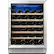 Front. Yeego - 24 Inch Wine Cooler, 52 Bottle Wine Cooler Refrigerator Built-in or Freestanding, for Home Kitchen,Bar - Stainless Steel.