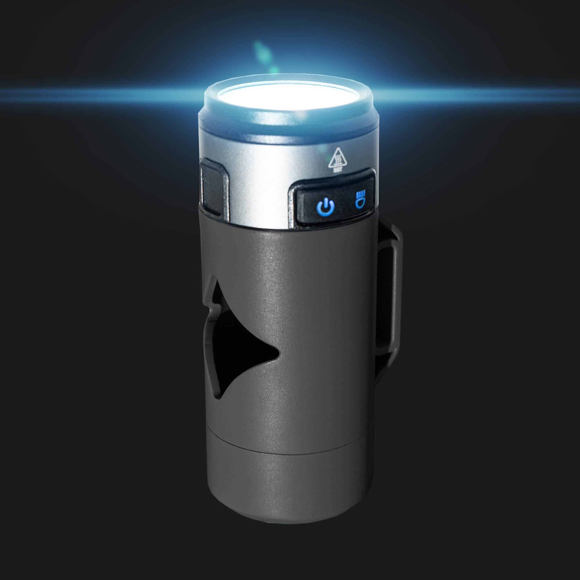 Alt View 1. Lumi Pawtners - Lumi LED Poop Bag Dispenser - Black.