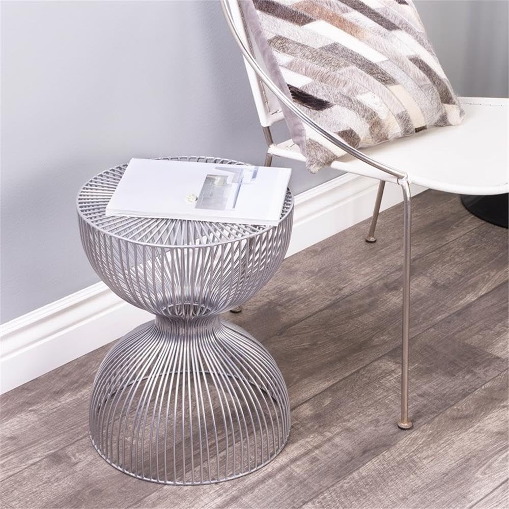 Butler Specialty Nicholas Meatl Side Table Silver - Best Buy