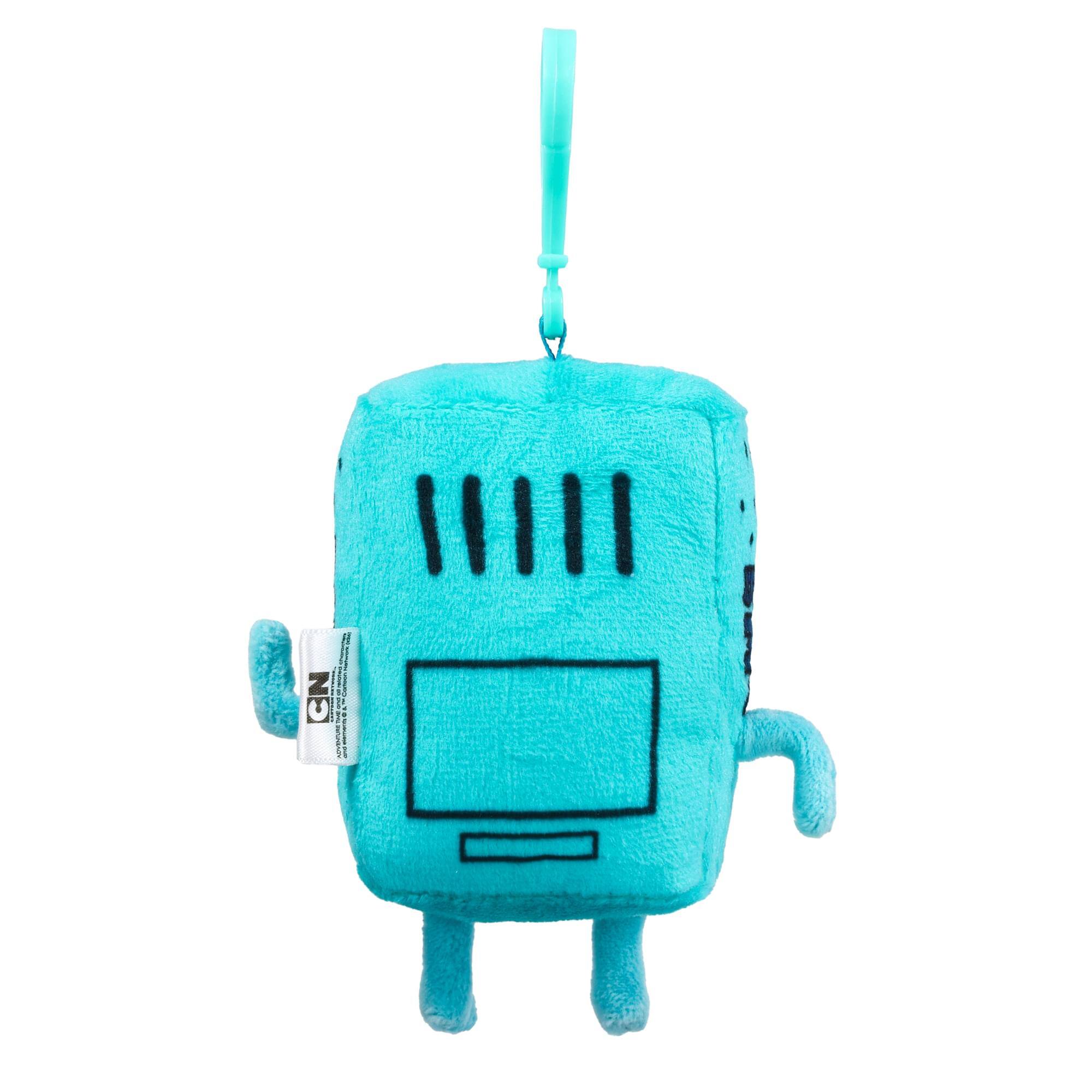 Alt View 2. SalesOne LLC - Adventure Time BMO Happy 4-Inch Plush Keychain - Blue.