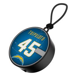 Keyscaper - Tuli Tuipulotu Los Angeles Chargers Bluetooth IP67 Waterproof Speaker - Black