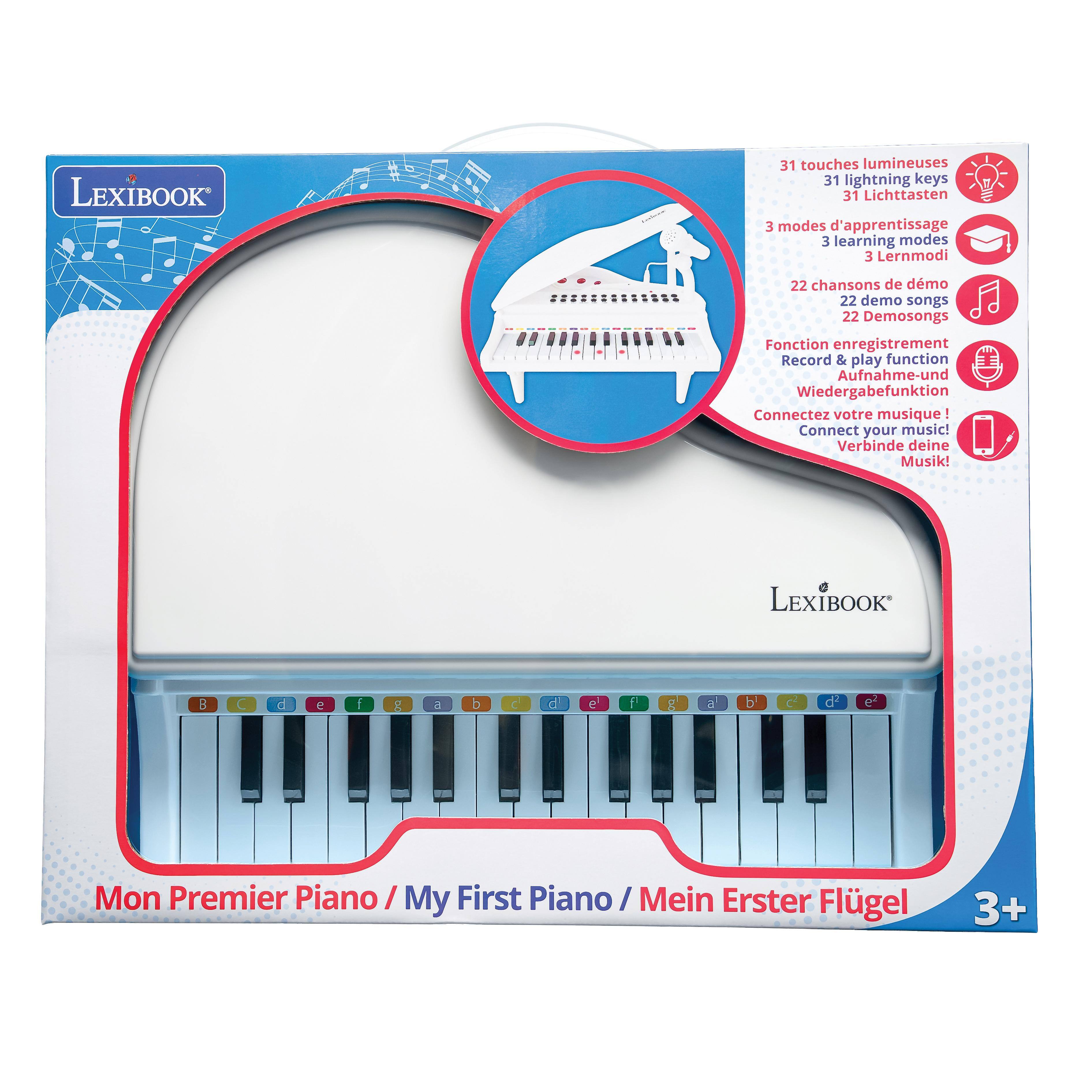 Lexibook Mini Electronic Grand Piano with Mic. 31 Light Up Keys - Best Buy