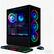 Front. STGAubron - STGAubron Gaming PC Computer Desktop, Ryzen5 2600 up to 3.9Ghz, GeForce RTX 2060 6G Graphics, 16G DDR4, 512G SSD, WIN11H - Black.