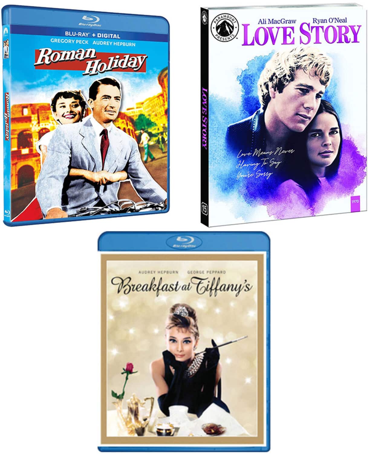 Classic Romance 3-Film Blu-Ray Collection   - BLU-RAY price history on PriceWatchPro