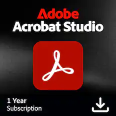 Adobe Acrobat Studio
1 Year Subscription