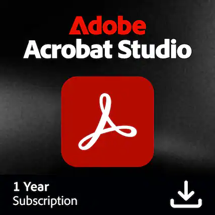 Adobe Acrobat Studio
1 Year Subscription