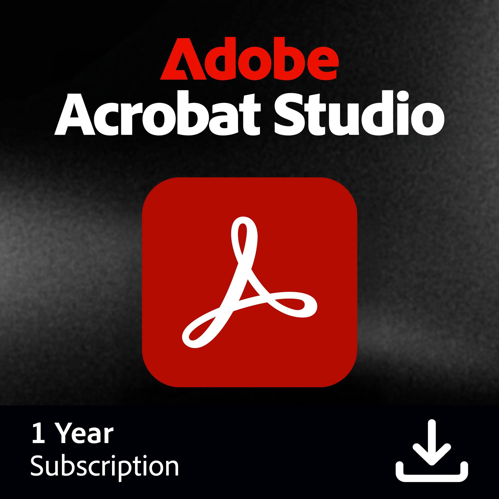 Adobe Acrobat Studio  
1 Year Subscription