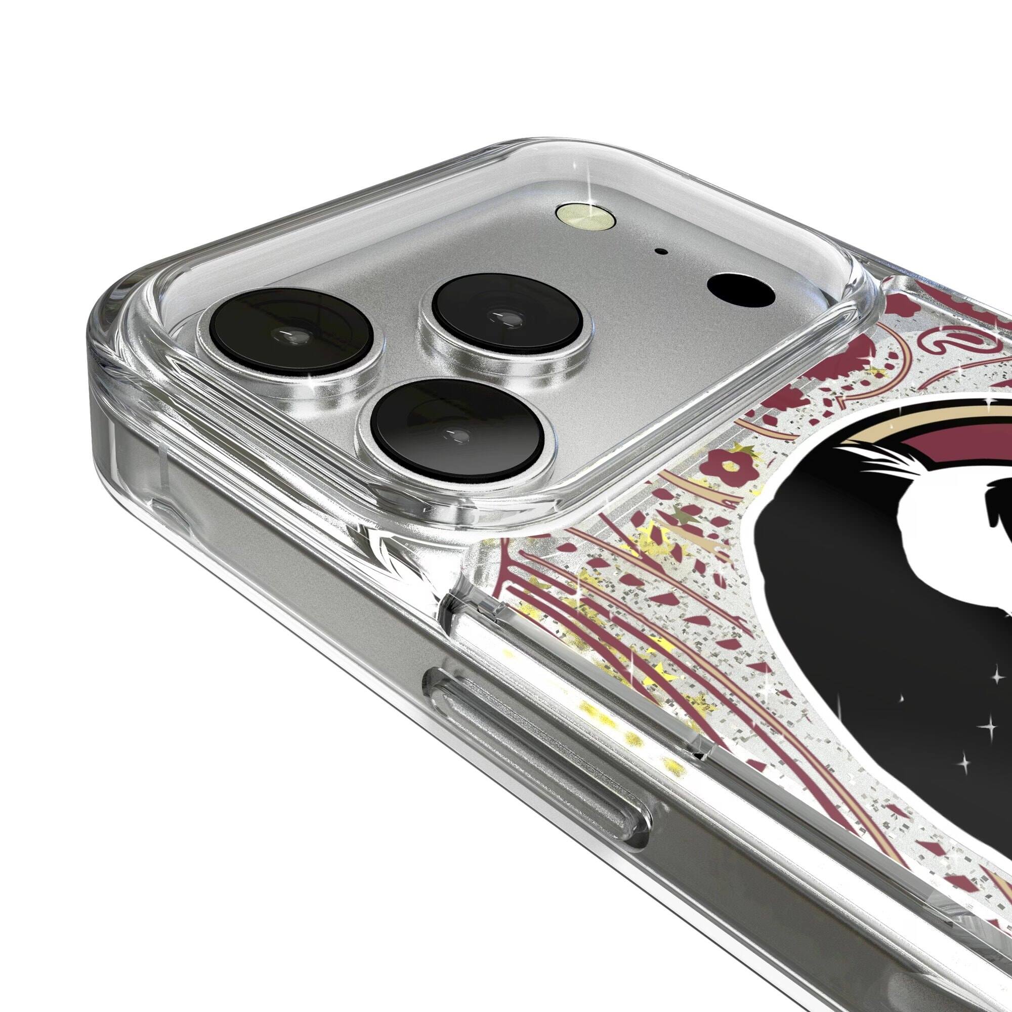 Alt View 2. Keyscaper - Florida State Seminoles iPhone Glitter Paisley Design Case - 16 - Multicolor.