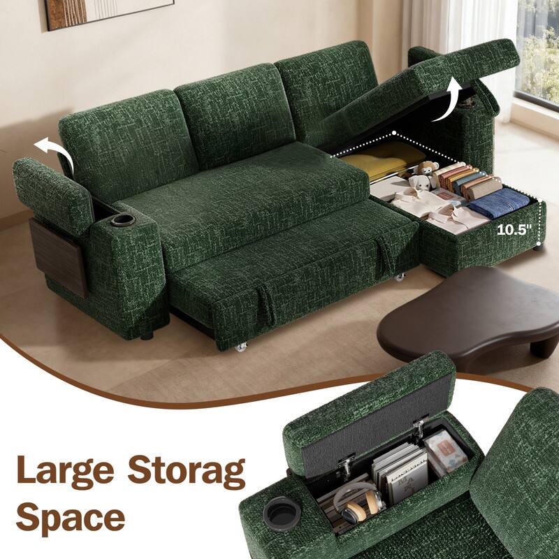 10.5" Large Storage Space