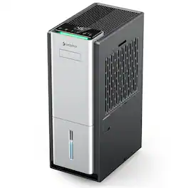 Waykar - 80-Pint Energy Star Most Efficient Dehumidifier, Covers up to 5,000 Sq. Ft. for Basements and Large Rooms - Black