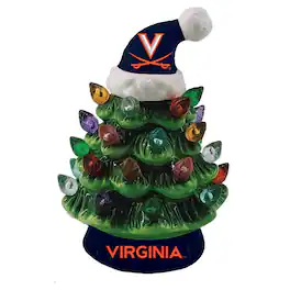 Evergreen Enterprises - Virginia Cavaliers 8" Light Up Ceramic LED Christmas Tree - Multicolor