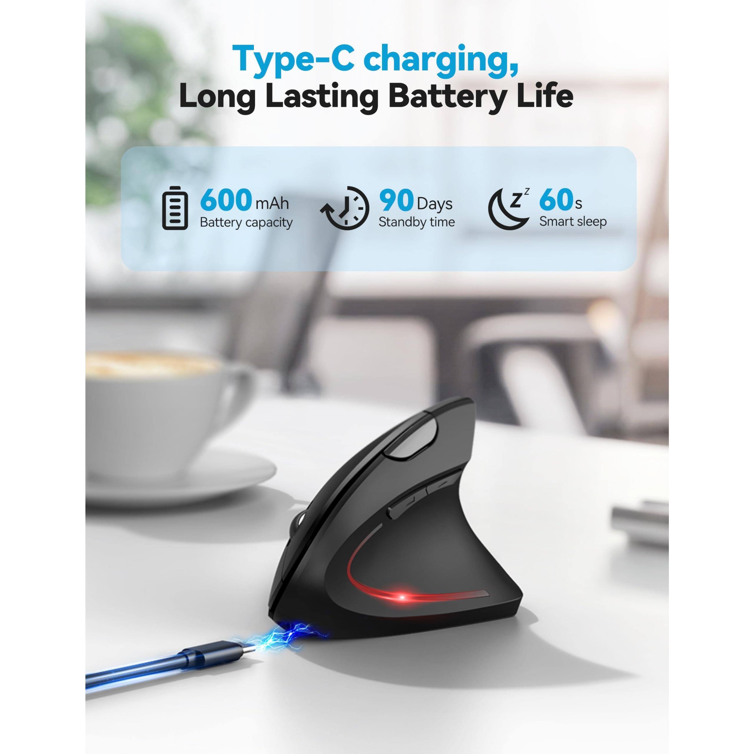 Type-C charging, Long Lasting Battery Life

- 600 mAh Battery capacity
- 90 Days Standby time
- 60s Smart sleep